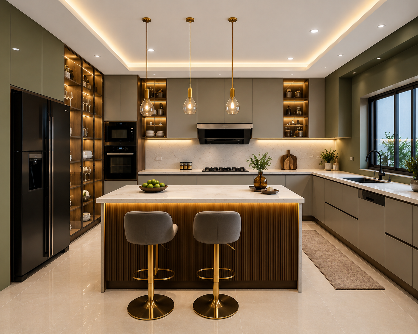 Modular kitchen interiors in Bangalore