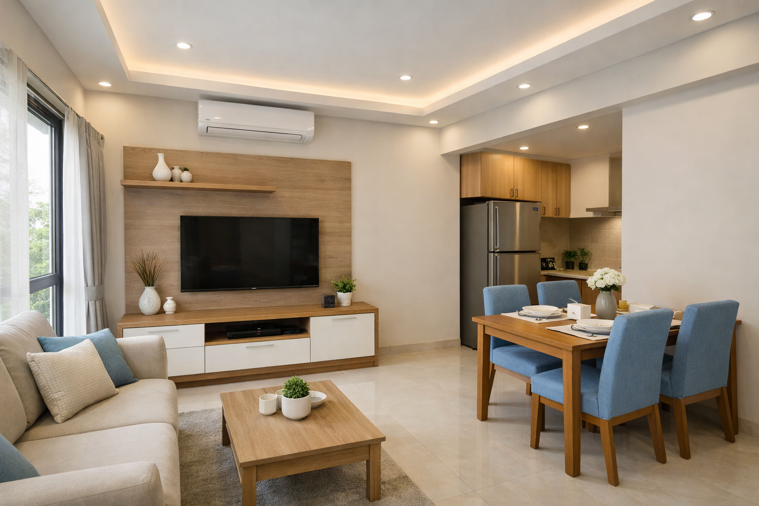 low-cost home interior in Gandipet, Hyderabad
